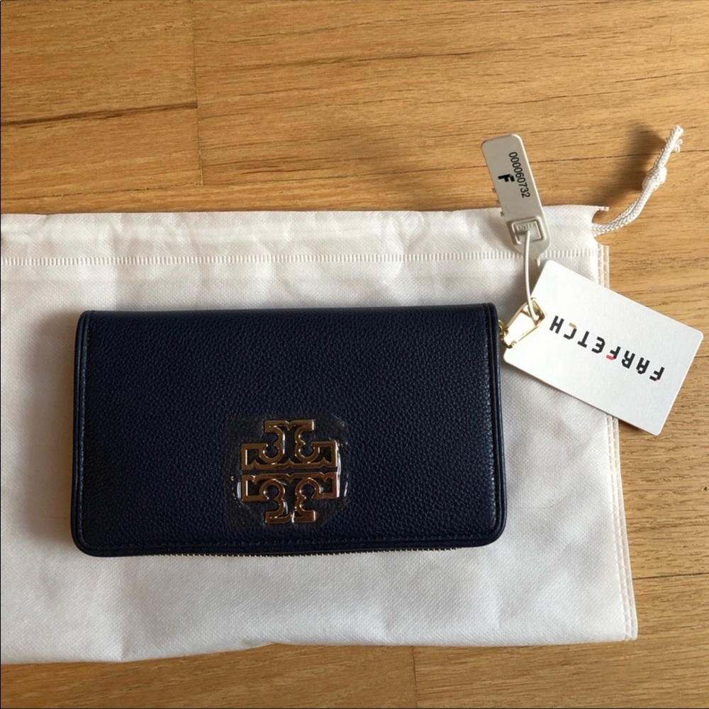 Tory Burch Navy Wallet